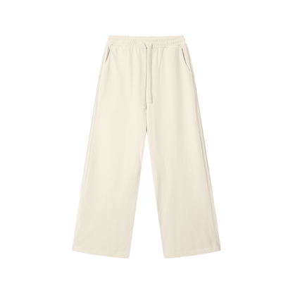 Contrast Tape Straight-Leg Sweatpants