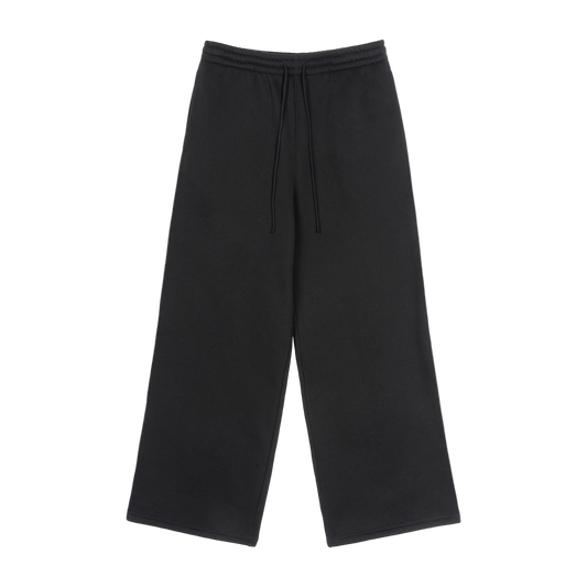 Fleece Drawstring Straight-Leg Sweatpants