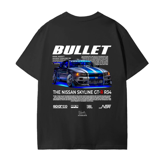 R34 SKYLINE Cotton T-Shirt