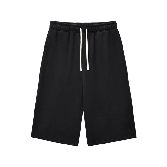 Relaxed Drawstring 3/4 Sweatpants