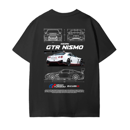 WHITE GTR Cotton T-Shirt