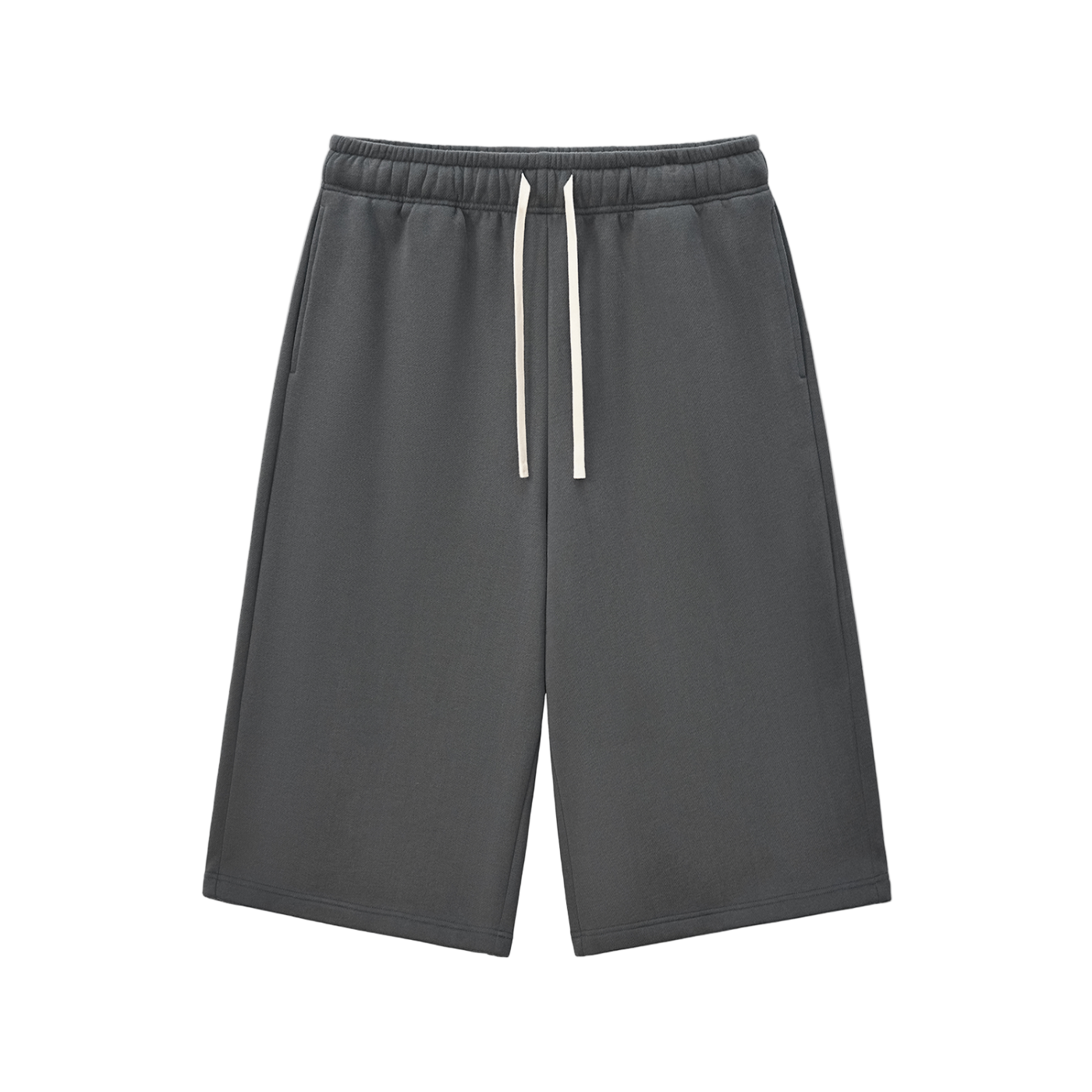 Relaxed Drawstring 3/4 Sweatpants