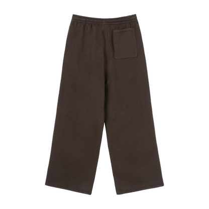 Fleece Drawstring Straight-Leg Sweatpants