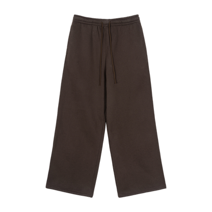 Fleece Drawstring Straight-Leg Sweatpants