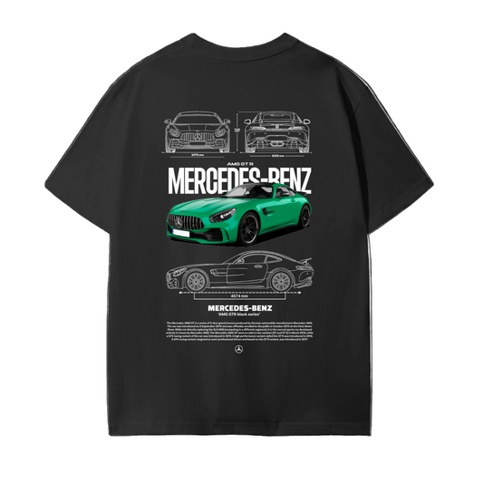 GREEN MERCDES Cotton T-Shirt