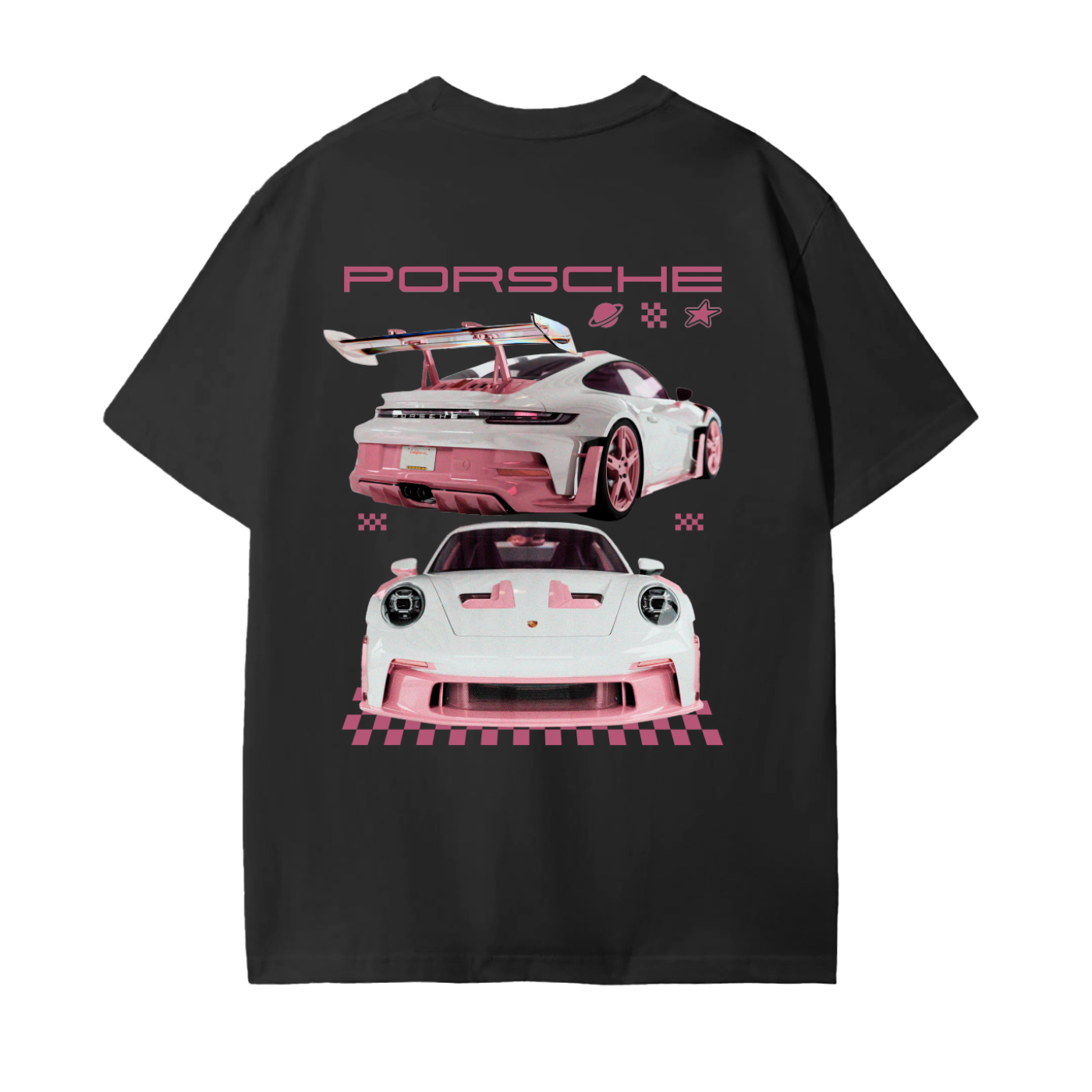 PINK PORS Cotton T-Shirt