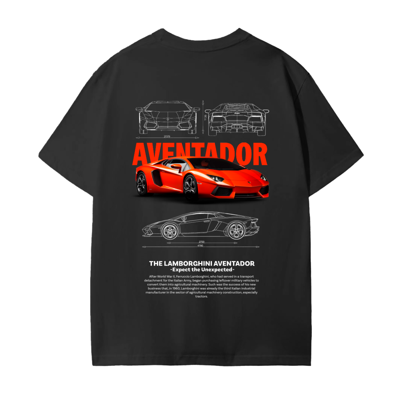 AVENTADOR  Cotton T-Shirt