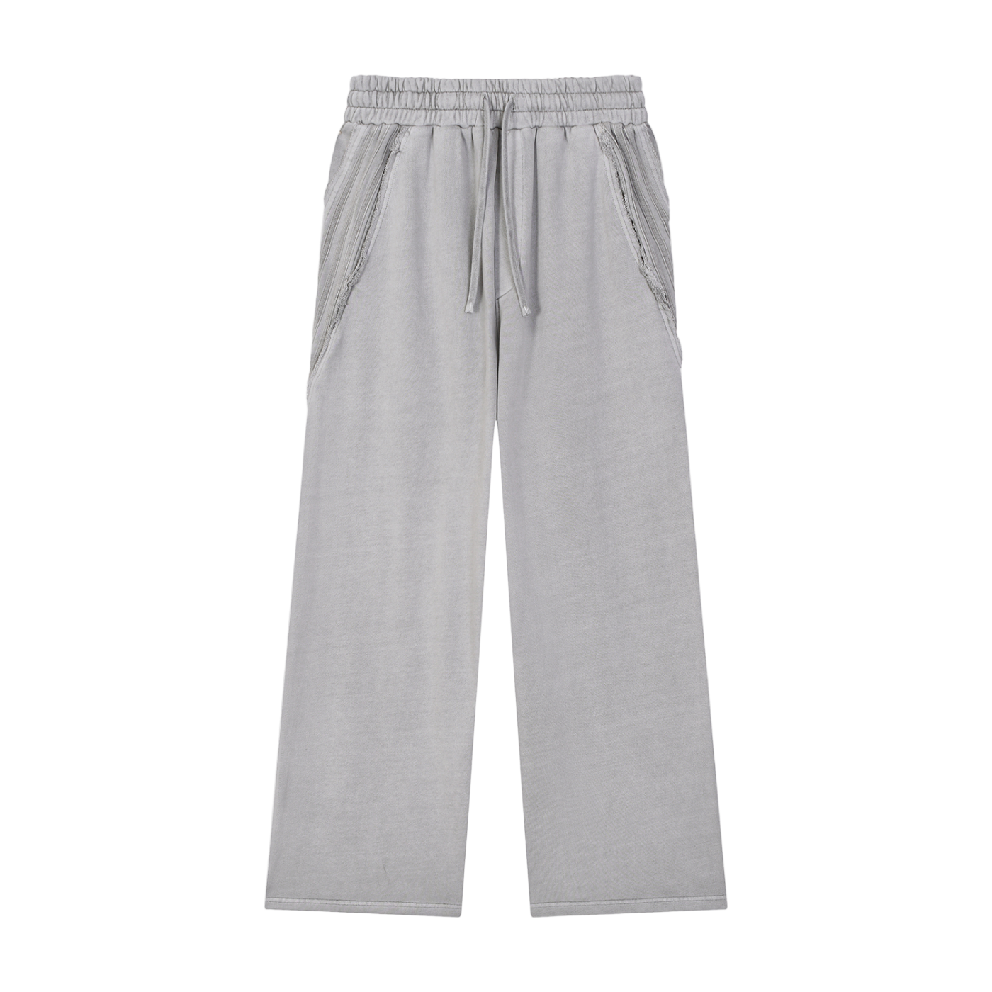Snow Washed Tape Raw Edge Sweatpants