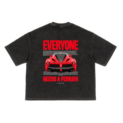 EVERYONE NEED A FERARRI Boxy T-Shirt