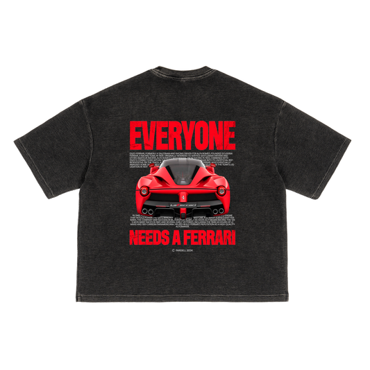 EVERYONE NEED A FERARRI Boxy T-Shirt