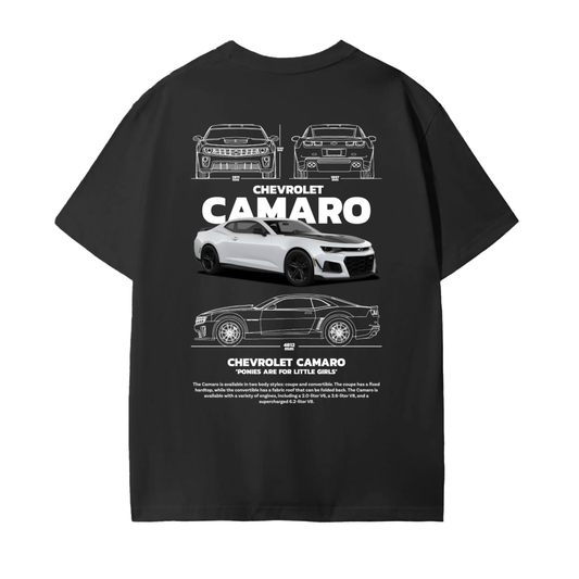 WHITE CAMARO Cotton T-Shirt