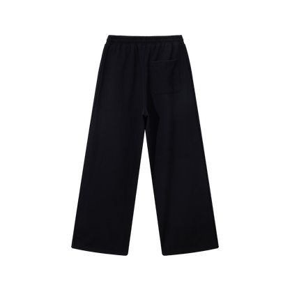 Contrast Tape Straight-Leg Sweatpants